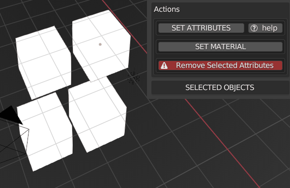 Setting color attributes on a mesh.