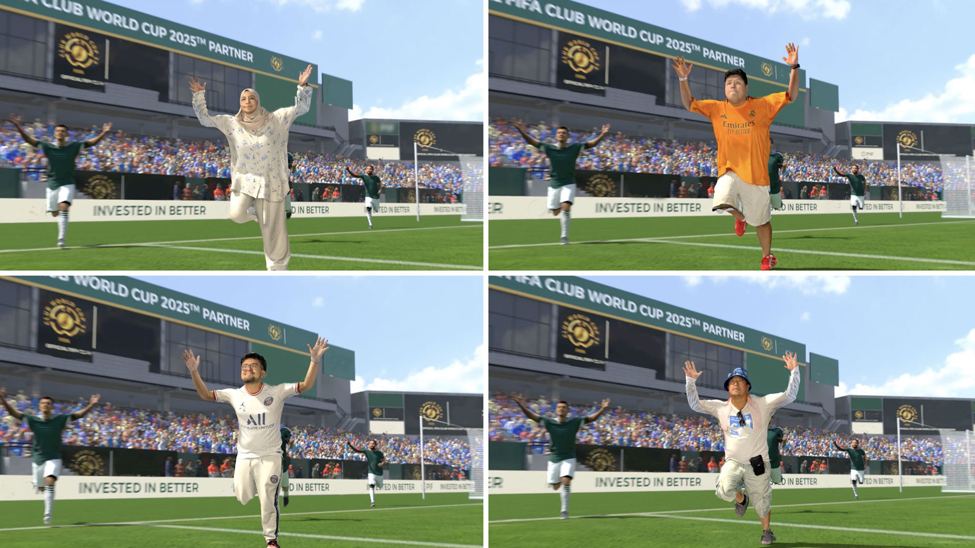 Fan avatar soccer highlight from the Club World Cup activation.