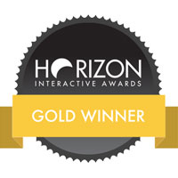 Spirit Halloween Times Square Horizon award badge.